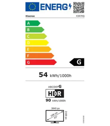 Hisense 43A7KQ : Téléviseur intelligent 43 abordable avec un superbe UHD