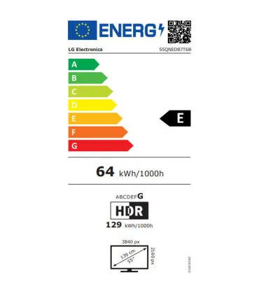 LG 55QNED87T6B 55 4K UHD QNED TV - Qualité d'image époustouflante