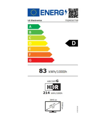 LG 75QNED87T6B 75 4K UHD QNED TV - Qualité d'image imbattable