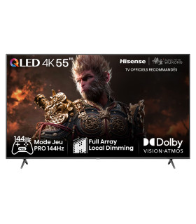 Hisense 55E77NQ 55 TV 4K UHD QLED - Qualité d'image époustouflante