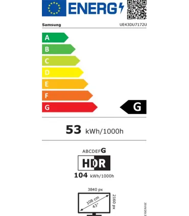Samsung UE43DU7172 43 4K Crystal UHD LED TV