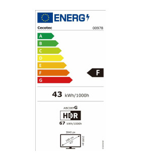 TV extérieure Cecotec A4 Series ALU4004 43 4K UHD LED
