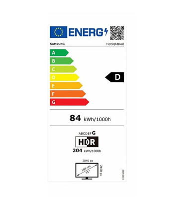 Samsung TQ75Q64D 75 TV QLED 4K UHD