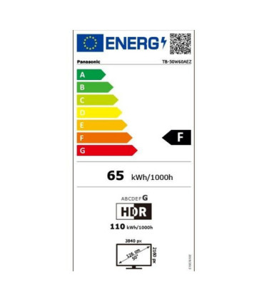 Téléviseur LED 4K UHD Panasonic TB50W60AEZ 50