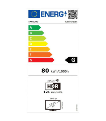 Samsung TU55DU7105 55 TV LED UHD 4K Crystal