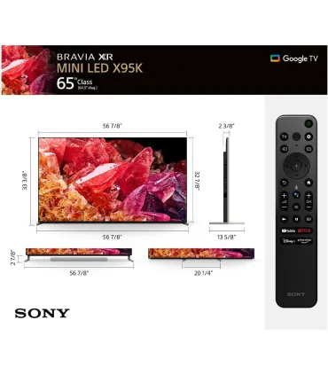 Sony Bravia XR65X95K 65 TV LED 4K UHD - Expérience de visionnage premium