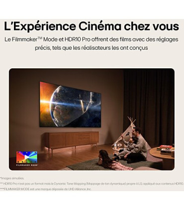 LG 75NANO82T6B - Téléviseur NanoCell 4K UHD de 75