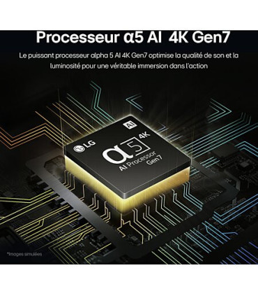 LG 75NANO82T6B - Téléviseur NanoCell 4K UHD de 75