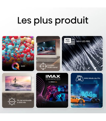 Hisense 75U8KQ : Expérience exceptionnelle de télévision QLED