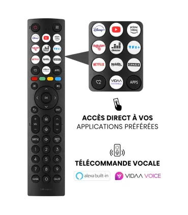 Hisense 43E7NQ TV 4K UHD QLED - Expérience Visuelle Améliorée