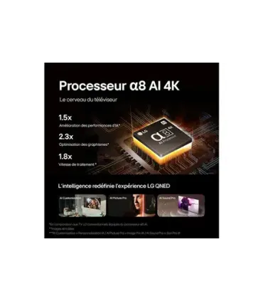 LG 75QNED87T6B 75 4K UHD QNED TV - Qualité d'image imbattable