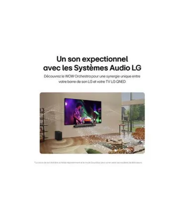 LG 75QNED87T6B 75 4K UHD QNED TV - Qualité d'image imbattable