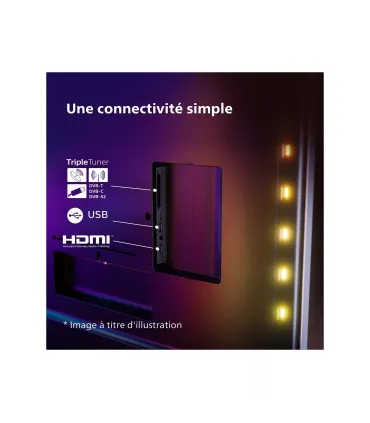 Philips Ambilight 32PFS6908/12 : expérience immersive Full HD LED