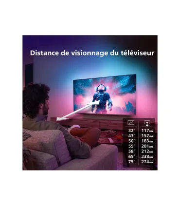 Philips Ambilight 32PFS6908/12 : expérience immersive Full HD LED