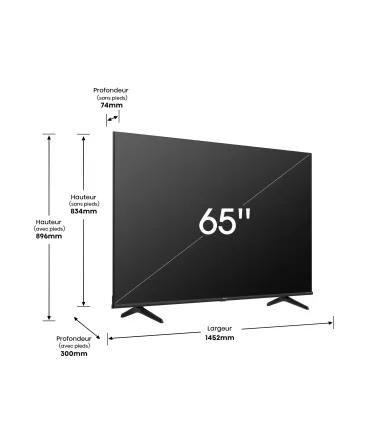 Hisense 65E7KQ 65 TV 4K UHD QLED - Qualité d'image époustouflante