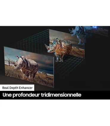 Samsung TQ55Q80D 55 TV 4K UHD QLED - Qualité d'image époustouflante