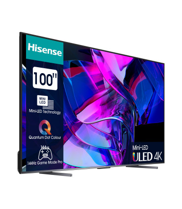 Hisense 100U7KQ 100 TV 4K UHD QLED - Qualité d'image immersive
