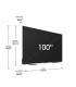 Hisense 100U7KQ 100 TV 4K UHD QLED - Qualité d'image immersive