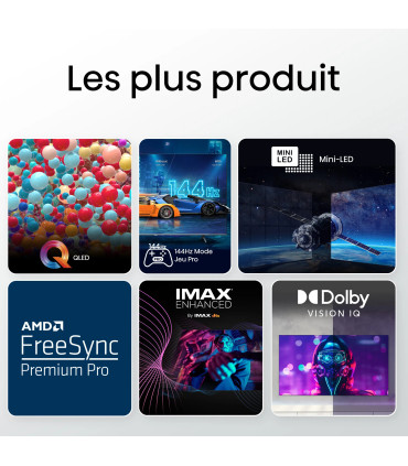 Hisense 100U7KQ 100 TV 4K UHD QLED - Qualité d'image immersive