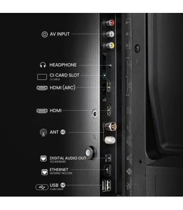 Hisense 32A4N 32 TV LED HD - Divertissement Intelligent