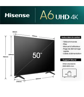 Hisense 50A6N 50" 4K UHD LED
