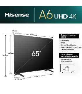 Hisense 65A6N 65" 4K UHD LED