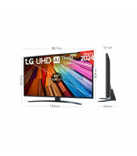 LG 75UT81006LA.AEU - 75" 4K UHD LED - Profitez de l'Expérience Cinéma à Domicile