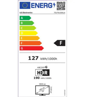 LG 75UT81006LA.AEU - 75" 4K UHD LED - Profitez de l'Expérience Cinéma à Domicile