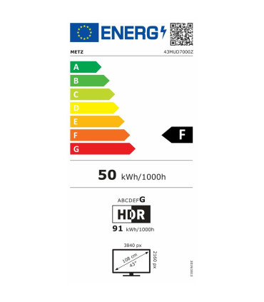 TV LED Full HD Metz Smart 43 - Visuels époustouflants et divertissement