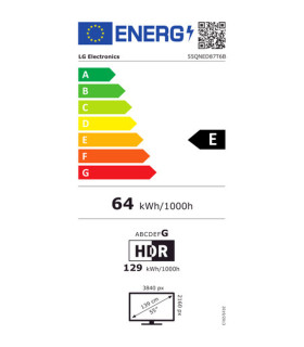 LG 55QNED87T6B 55 TV QNED - Couleur et contraste époustouflants