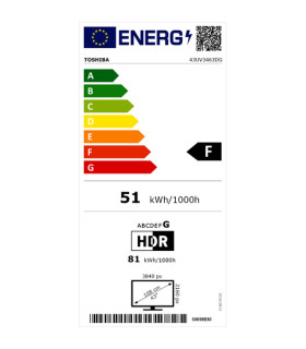 Toshiba 43UV3463DG 43" 4K UHD LED
