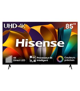 Hisense 85A6N 85 TV LED 4K UHD - Expérience Cinéma Maison Premium