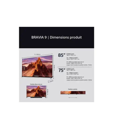 Sony 65 Bravia 9 4K QLED XR Mini-LED TV