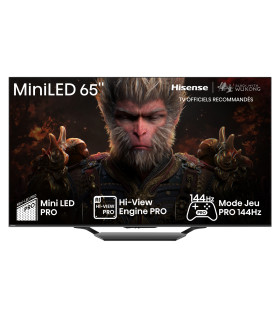 Téléviseur Hisense 65U7NQ 4K UHD Mini-LED - Intelligent, 65