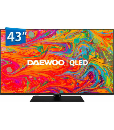 Daewoo 43 4K UHD QLED TV - Expérience de visionnage exceptionnelle