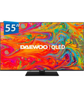 Daewoo 55 TV 4K UHD QLED - Expérience de visionnage exceptionnelle