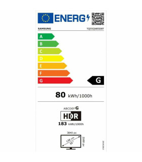 Samsung QN85D 55” Neo QLED: Clarté 4K UHD pour une expérience visuelle ultime