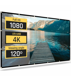 Découvrez l'écran de projection Iggual ECO COST 100" pour une expérience visuelle optimale