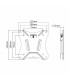 Support TV Neomounts NM-W25BLACK – 10-30'' (jusqu’à 25 kg)