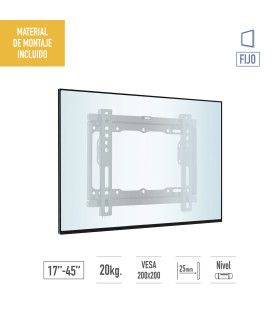 Support TV mural TM Electron TMSLC109S 17–42″ – 20 kg