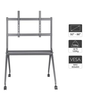 Table de support TV Ewent EW1542 50–86″ Pivotant 120 kg