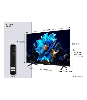 TCL 50P7K : Découvrez une nouvelle dimension avec le 4K UHD QLED de 50 pouces
