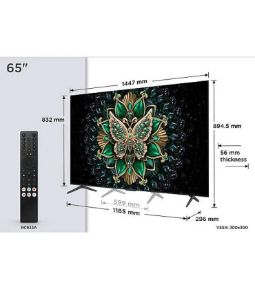 Découvrez la qualité suprême avec TCL 65C6K 65" 4K UHD QLED TV