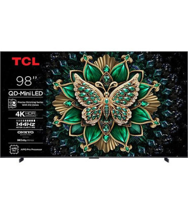 Découvrez le sublime TCL 98C6K 98" en 4K UHD avec Mini LED intégré