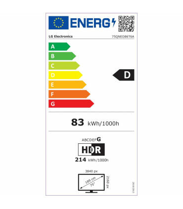Découvrez la magie de 4K UHD avec le LG 75QNED86T6A 75" QNED