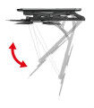 Support de plafond MacLean MC-492 23-55" 30 Kg