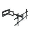 Support TV avec Bras TooQ LP4380XL-B 43" 80" 50 kg 10400 mAh Noir