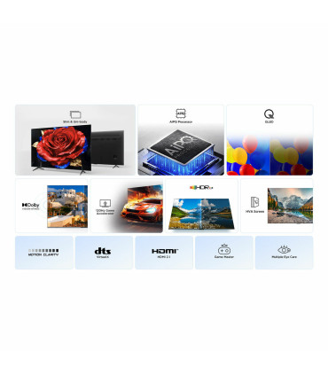 Découvrez l'immersion totale avec le TCL 75P7K 75" 4K UHD QLED