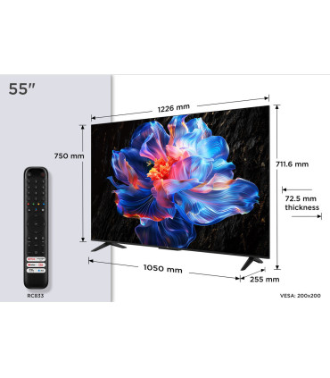 Découvrez le TCL 55P6K : TV LED 4K UHD de 55 pouces pour un visionnage époustouflant