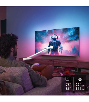 Découvrez le Philips Ambilight 75PUS8510/12: l'expérience TV 4K UHD QLED de 75"